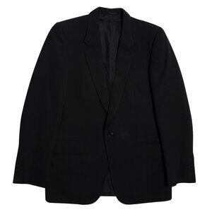 Van Gils (Netherlands) Gabardine Weave Tailored Suit Jacket : L